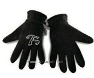 Anti-pill Polar Fleece Gloves (S/M-l/Xl) Embroidered