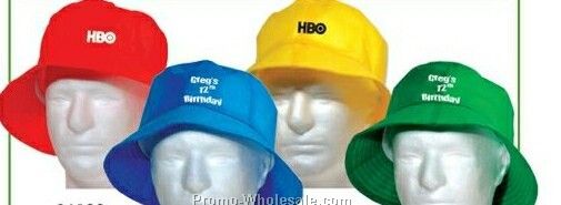 Assorted Neon Color Bucket Hats