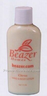 Bath Gel In Clear Oval Bottle - 1 Oz.