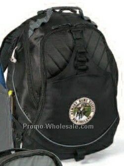 Black Pinnacle Computer Backpack