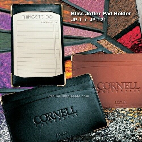 Bliss Calfskin Leather Jotter Pad Holder