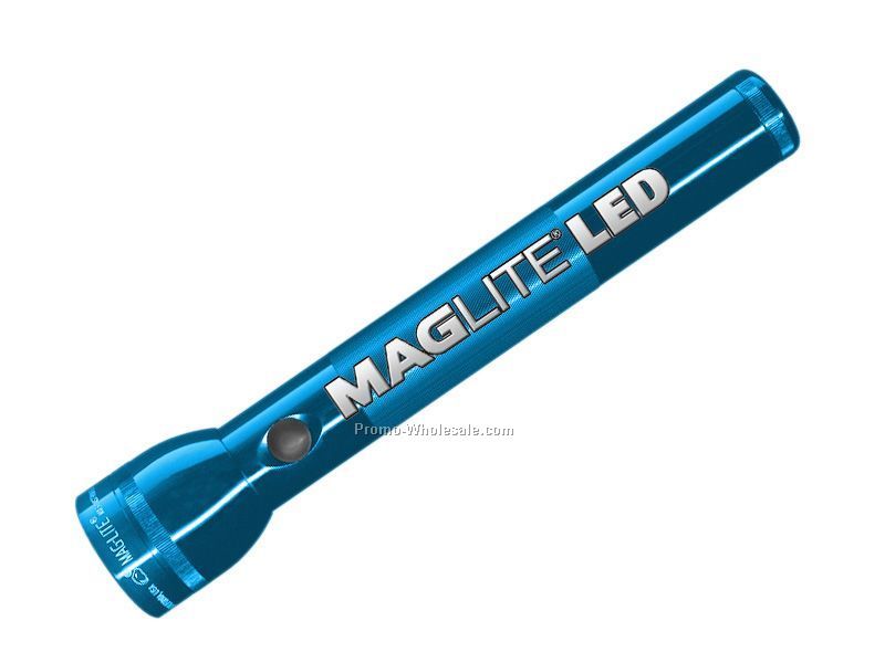 Blue 3 D Cell Mag Lite Flashlight