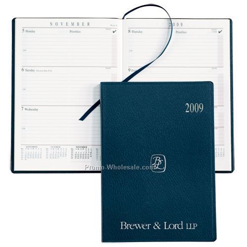 Burgundy Sun Graphix Savanna Portable Desk Planner (White Paper)