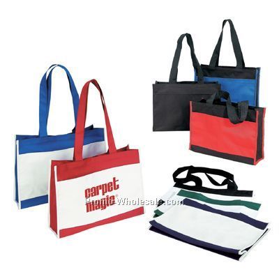 Classic Two-tone Poly Tote Bag
