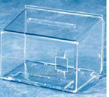 Clear Styrene Coin Bank