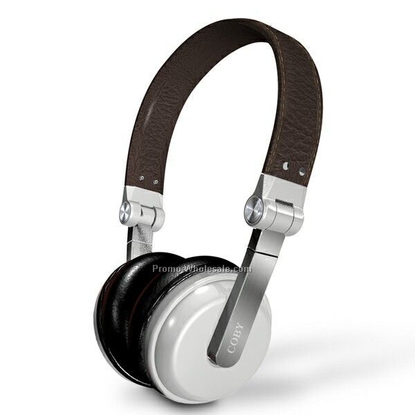 Coby Digital Stereo Headphone W/ Bonus Earphones & Carry Case