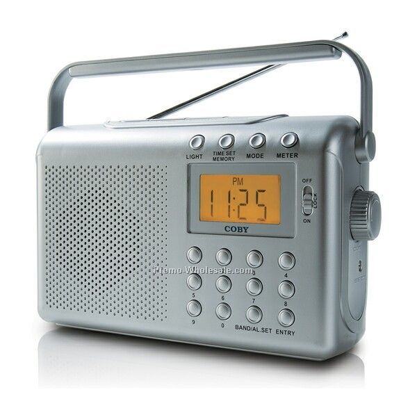 Coby Portable Pll AM/FM/Noaa Weather Band Radio