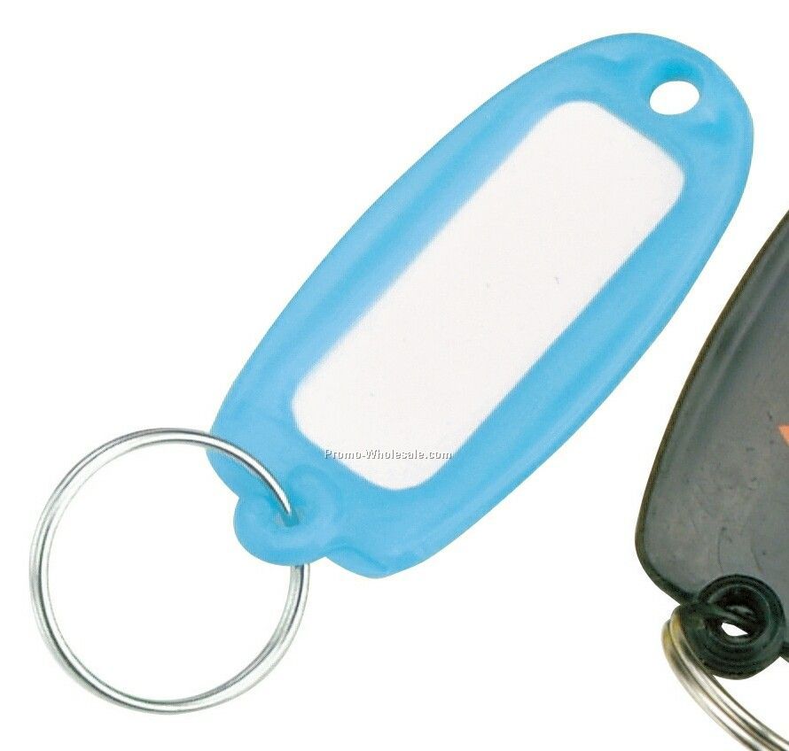 Colorful Oval Key Tag
