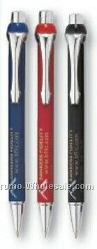 Congo Click Action Rubberized Pen