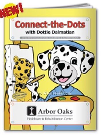 Connect The Dots With Dottie Dalmation Coloring Book