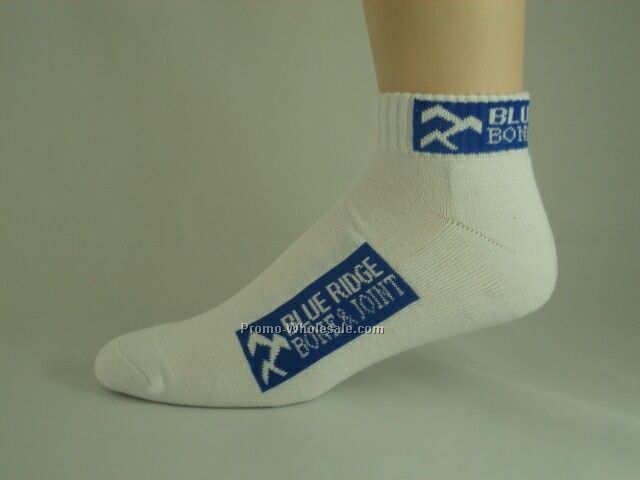 Custom Woven Cool Max Hybrid Performance Sock - Low Cut