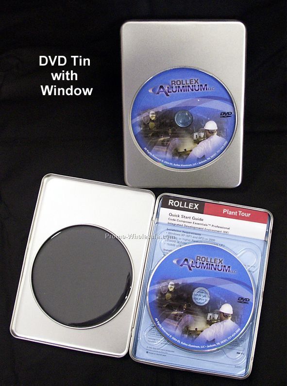 Deluxe DVD Tin With Or Without Window