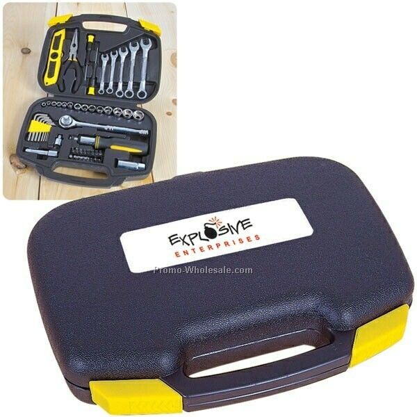 Deluxe Tool Kit - 11-1/2"x8-1/2"x2-3/4" (Imprinted)