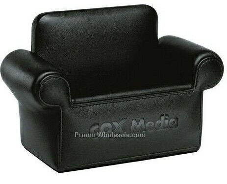 Desktop Mini Armchair Replica Cell Phone / Business Card Holder