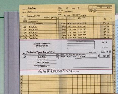 Earnings Record 1 Part