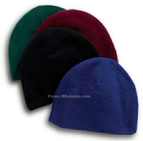 Eco Fleece Beanie Cap - One Size (Royal Blue)