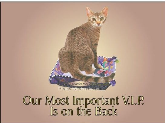 Egyptian Mau Cat Rectangle Photo Hand Mirror (2-1/2"x3-1/2")