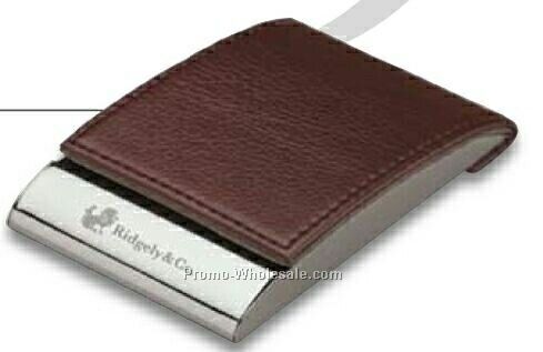 Essentials Regolo II Business Card Case 2-1/2"x3-7/8"x5/8"