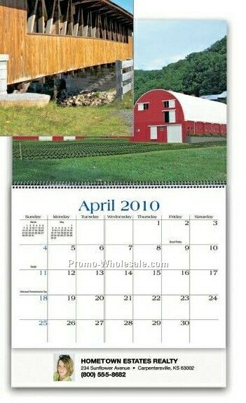 Executive Wall Calendar (Barns & Covered Bridges)