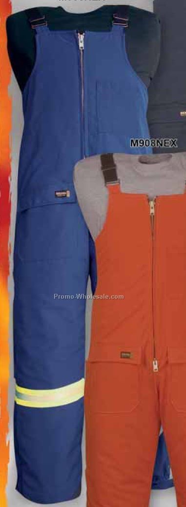 Flame Resistant 10 Oz. Epic Bib Overall W/ Reflective Tape (2xl-5xl)