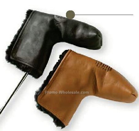 Full Grain Aniline Leather Putter Cover