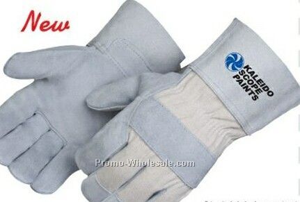 Full Leather Cuff Split Cowhide Gloves (Pair)