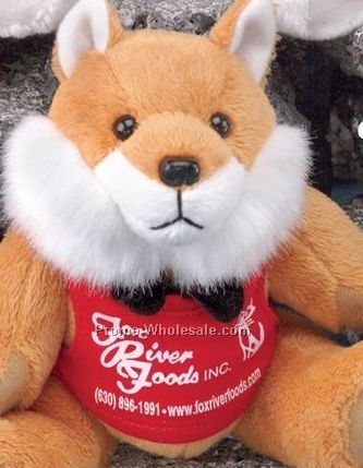Gb Brite Plush Beanie Stuffed Fox (6")