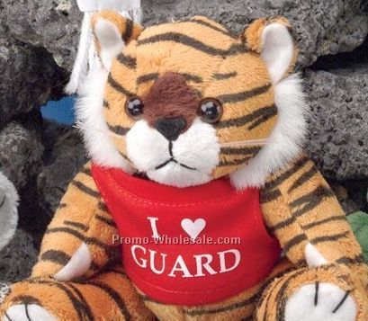 Gb Brite Plush Beanie Stuffed Tiger (6")