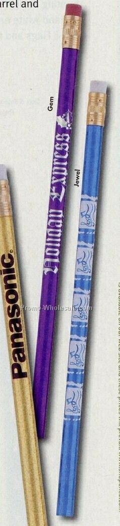 Gem Foil Glitz #2 Assorted Light Pencil W/ 1 Day Service