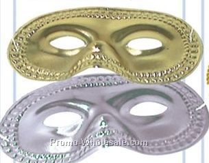 Gold & Silver Metallic Half Mask