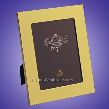 Gold Aluminum Photo Frame (Engraved)