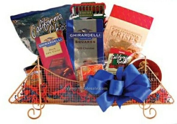 Golden Gate Greeting Gift Basket