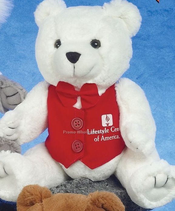 Good Buy Bears Stuffed White Bear (8")