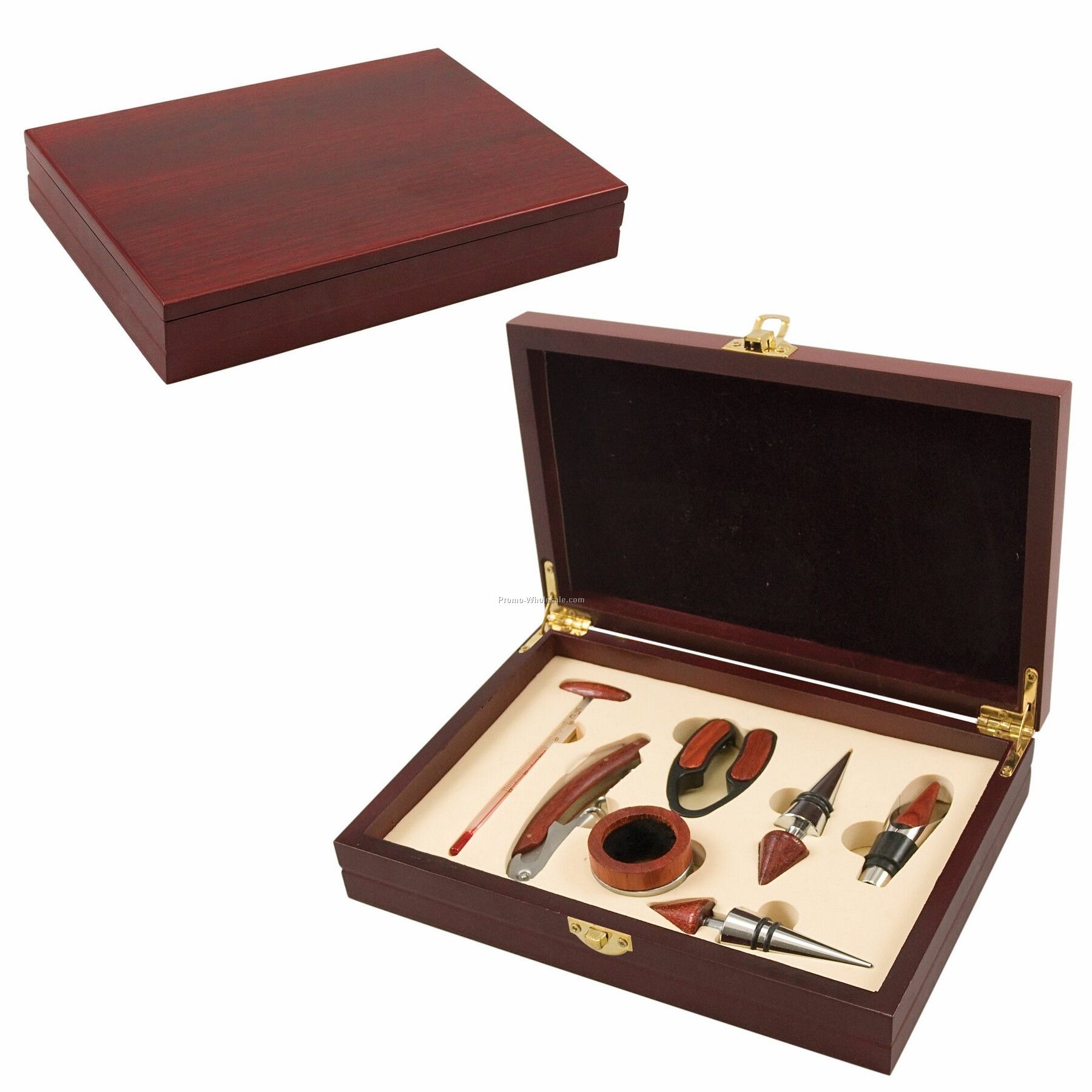 Grenache 7 Piece Box Set Of Wine Accessories