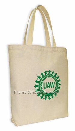 Gusseted Canvas Tote Bag