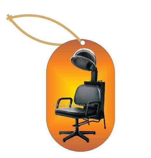 Hair Dryer Chair Executive Line Ornament W/ Mirror Back (4 Square Inch)