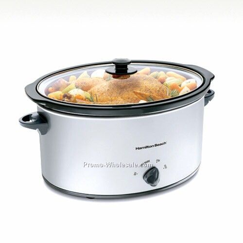 Hamilton Beach 7 Qt Oval Slow Cooker Smudge Proof