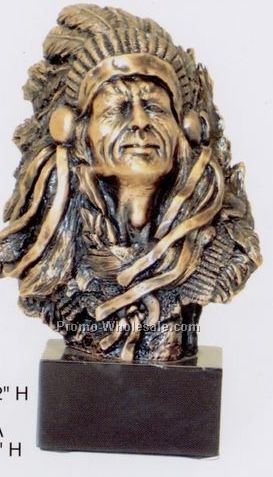Indian Chief Figurine(9"x12")