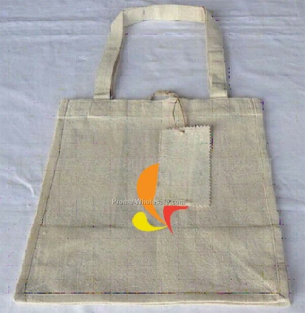 Jute Cotton Blend Tote Bag - 12 Oz.