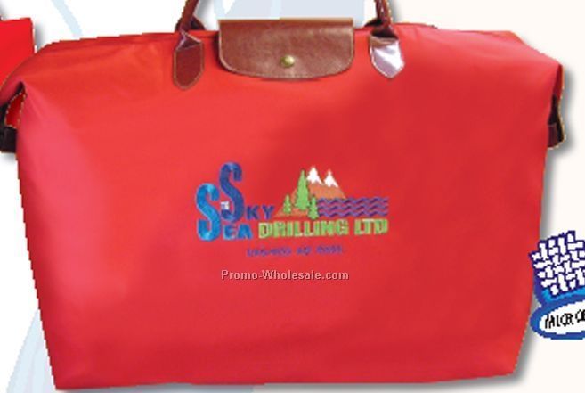 Large Microfiber Elegant Foldable Carry-on Travel Bag