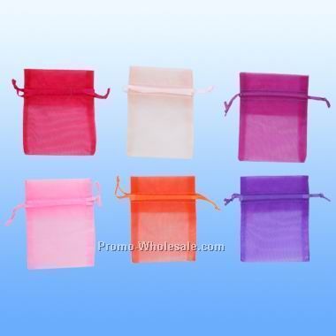 Large Organza Pouch 5" X 6 1/2"