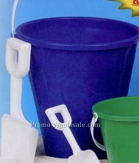 Large Sand Pail W/ 9" Shovel (Blank)