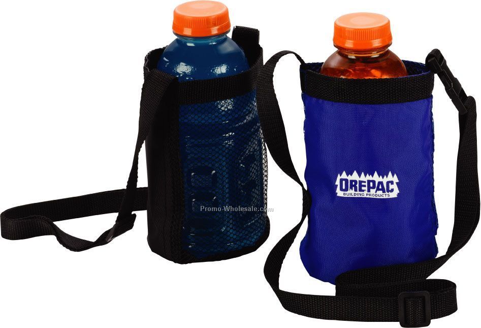 Large Water Bottle Holder With Shoulder Strap