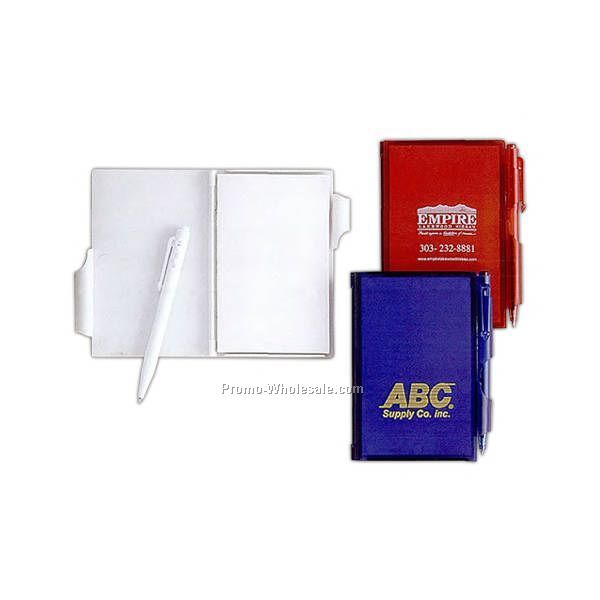 Memo Pad With Pen Lock