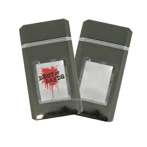 Metal Turbo Dual Flame With Square Frame & Blinking Leds