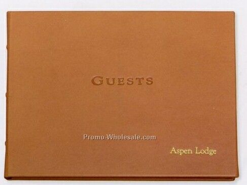 Morocco Premium Leather Guest Book