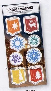 Night Glow Stickers With Bag & Ornaments