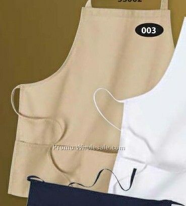 North End Medium Length Bib Apron W/ Pockets