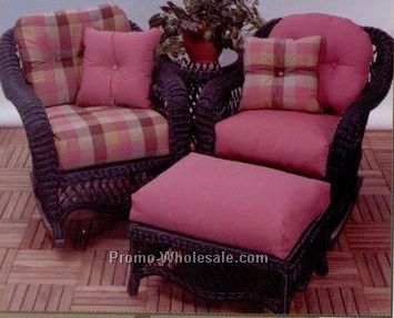 Ottoman Wholesale Banded Cushions 7" W/ Zipper