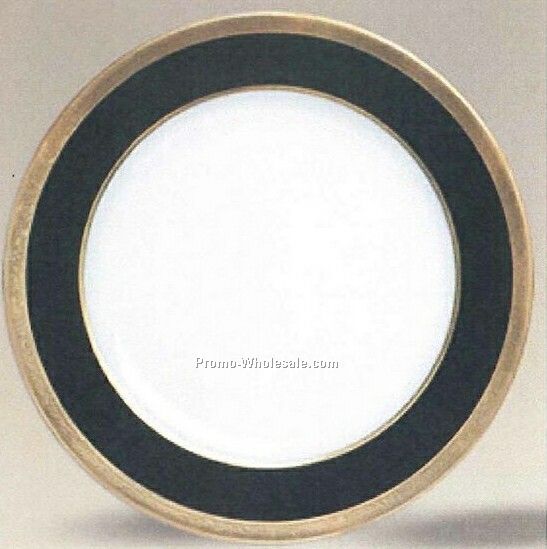 Phoenicia Collection 10-1/2" Plate W/Cobalt Blue & Gold Trim